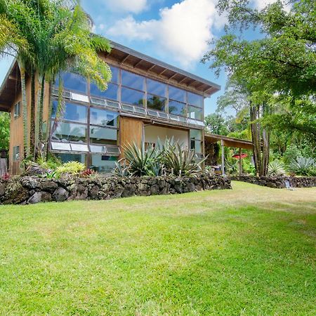 Jungle Haven Ocean Front Eco Villa On Fruit Farm Pahoa Buitenkant foto