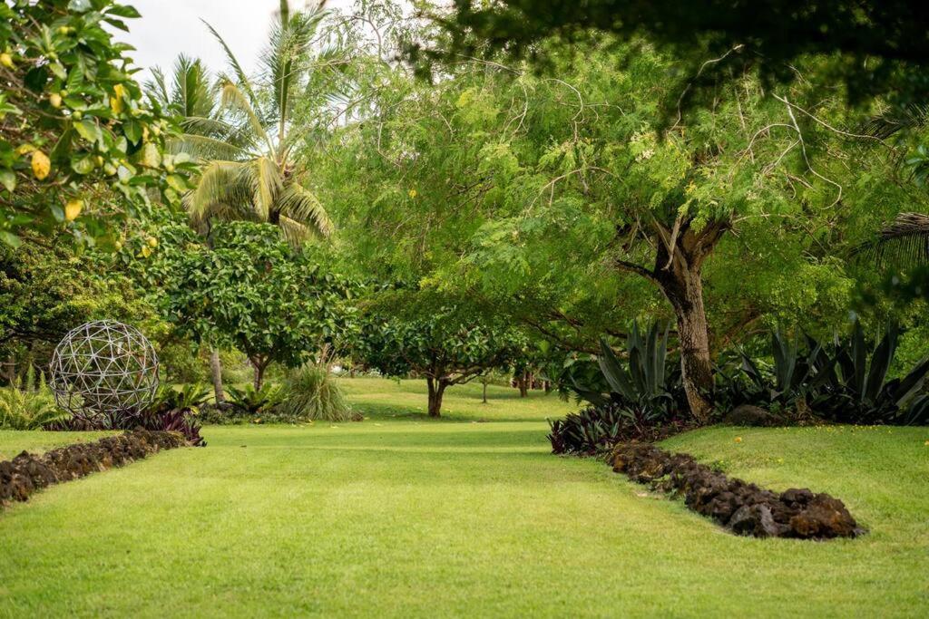 Jungle Haven Ocean Front Eco Villa On Fruit Farm Pahoa Buitenkant foto