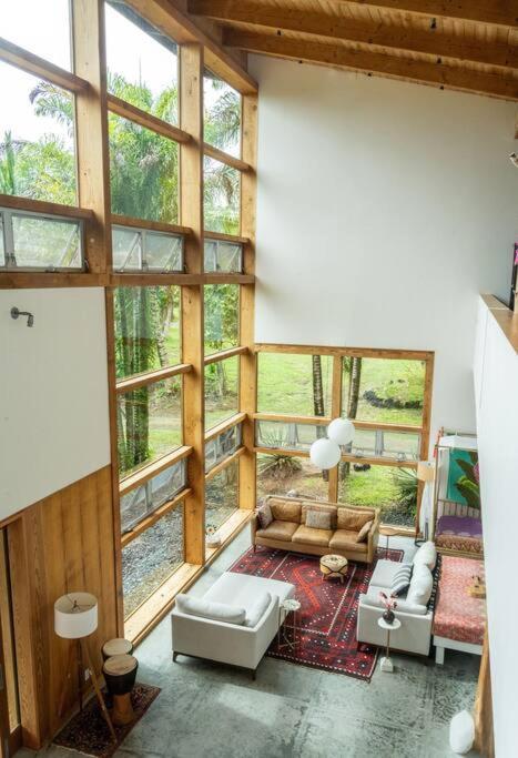 Jungle Haven Ocean Front Eco Villa On Fruit Farm Pahoa Buitenkant foto