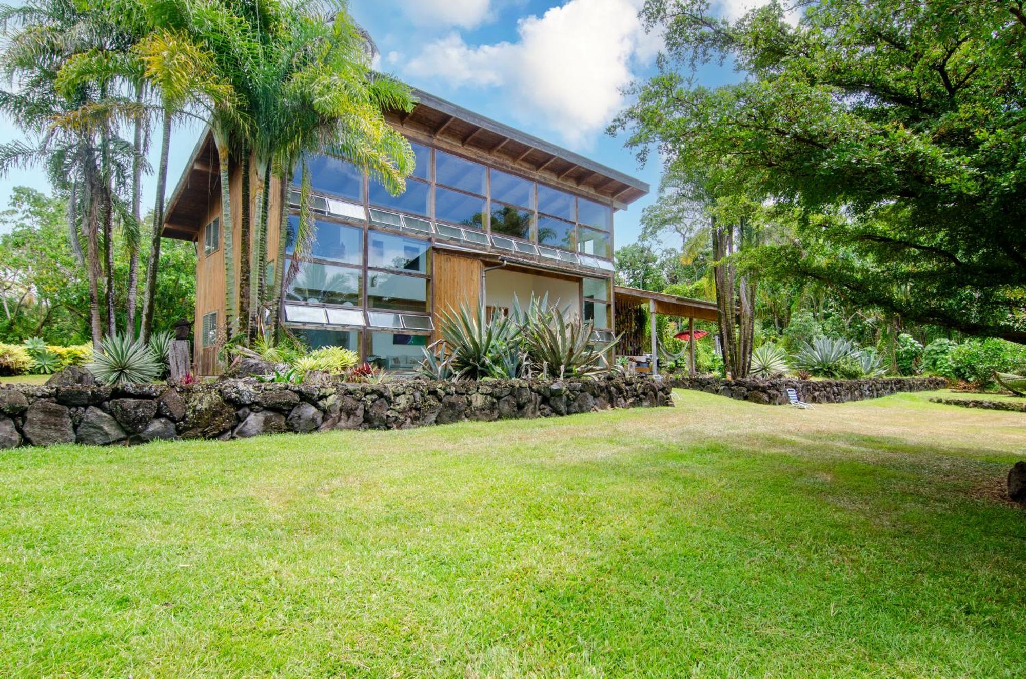 Jungle Haven Ocean Front Eco Villa On Fruit Farm Pahoa Buitenkant foto